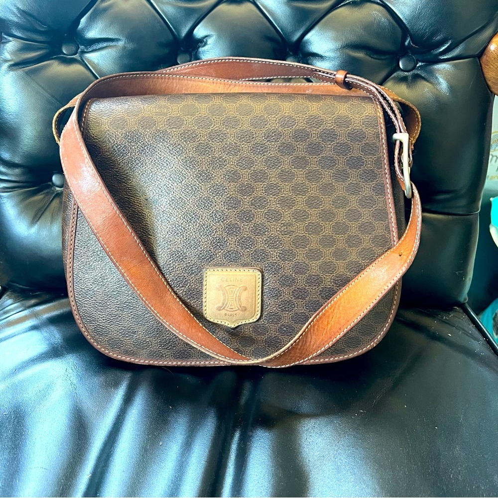 CELINE Vintage‎ Macadam Crossbody (excellent condition)